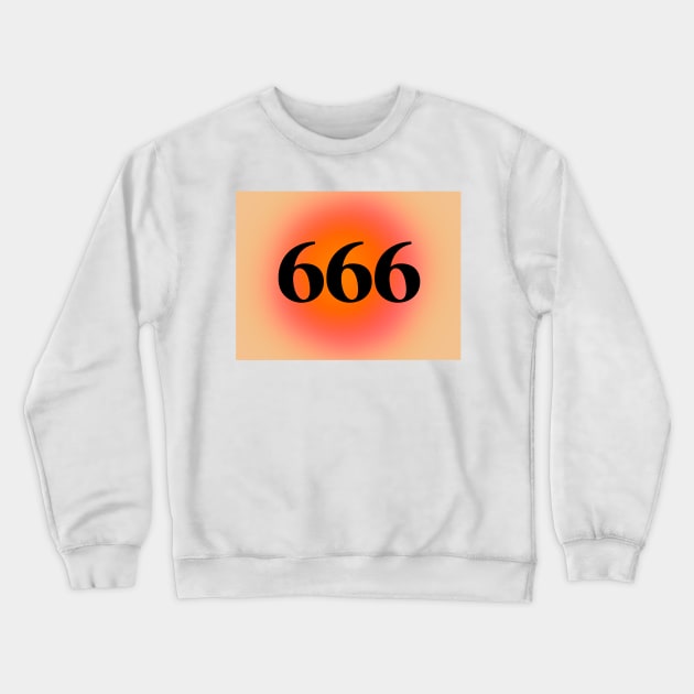 666 Angel Numbers Crewneck Sweatshirt by gdm123